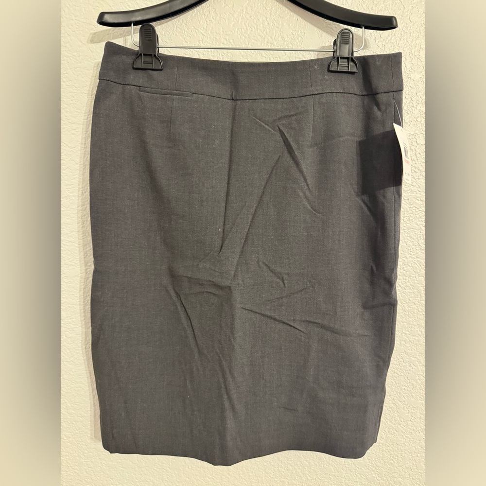 NWT Calvin Klein Gray Pencil Skirt